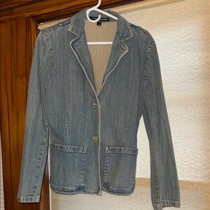 Ellen Tracy Denim Blazer Jacket